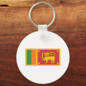 Sri Lanka National Flag Lion Symbol Schlüsselanhänger (Vorderseite)