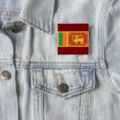 Sri Lanka Nationalflagge Löwensymbol Button (Beispiel)