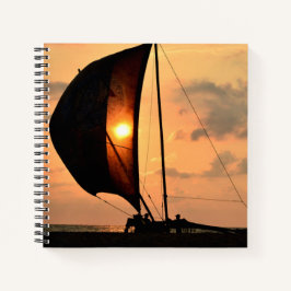 Sri Lanka - Negombo sunset Notizblock