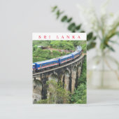 Sri Lanka Nine Arches Bridge Bahnansicht Postkarte (Stehend Vorderseite)