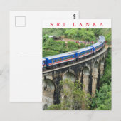 Sri Lanka Nine Arches Bridge Bahnansicht Postkarte (Vorne/Hinten)