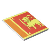 Sri lanka notizblock (angewinkelt)
