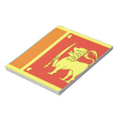Sri lanka notizblock (Rotiert)
