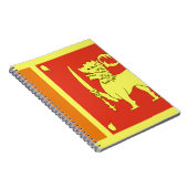 Sri lanka notizblock (Rechte Seite)