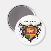 Sri Lanka [personalisieren] Magnet (Vorderseite/Rückseite)