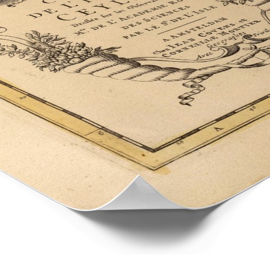 Sri Lanka Poster (Ecke)