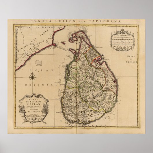 Sri Lanka Poster (Vorne)