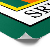 Sri Lanka Poster (Ecke)