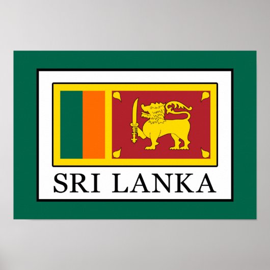 Sri Lanka Poster (Vorne)