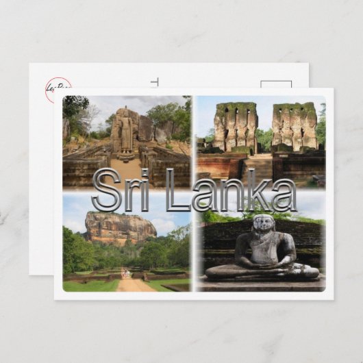 Sri Lanka - Postkarte (Vorne/Hinten)
