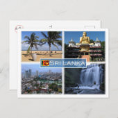 Sri Lanka - Postkarte (Vorne/Hinten)