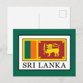 Sri Lanka Postkarte (Vorne/Hinten)