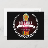 Sri Lanka Postkarte (Vorne/Hinten)