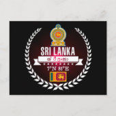 Sri Lanka Postkarte (Vorderseite)