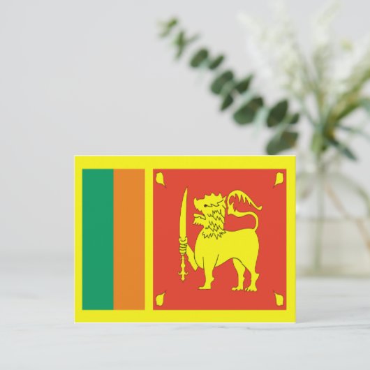 Sri lanka postkarte (Stehend Vorderseite)
