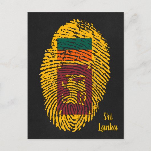 Sri Lanka Postkarte (Vorderseite)