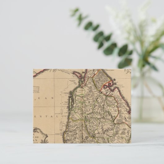 Sri Lanka Postkarte (Stehend Vorderseite)