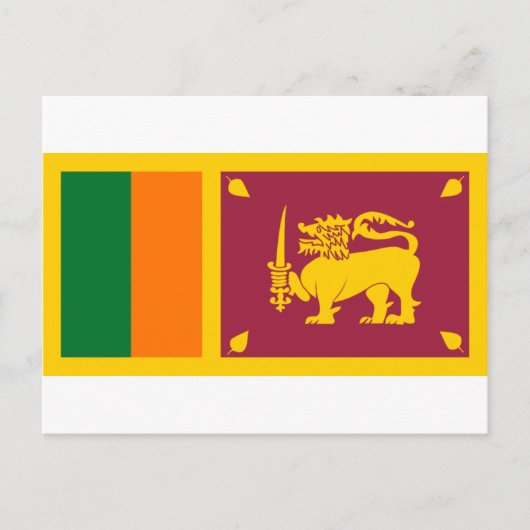 Sri lanka postkarte (Vorderseite)