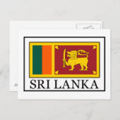 Sri Lanka Postkarte (Vorne/Hinten)
