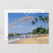Sri Lanka Postkarte (Vorne/Hinten)