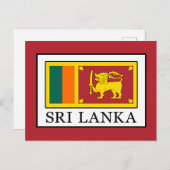 Sri Lanka Postkarte (Vorne/Hinten)