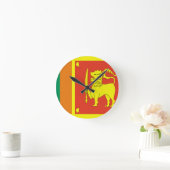 Sri-Lanka Runde Wanduhr (Zuhause)