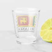 Sri Lanka Schnapsglas (Rückseite)