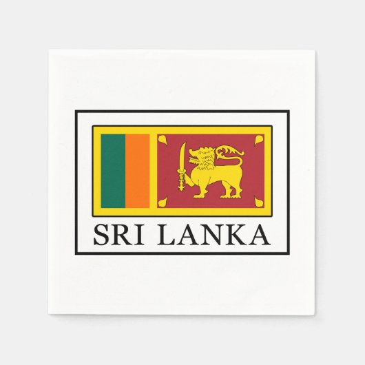 Sri Lanka Serviette (Vorderseite)