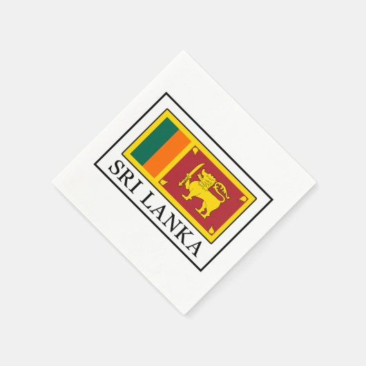 Sri Lanka Serviette (Ecke)
