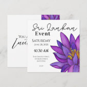 Sri Lanka Sigiri Bilder Save The Date (Vorne/Hinten)