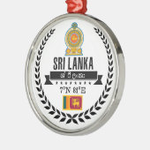 Sri Lanka Silbernes Ornament (Links)