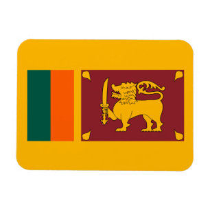 Sri Lanka - Sri Lankan Flagge Magnet