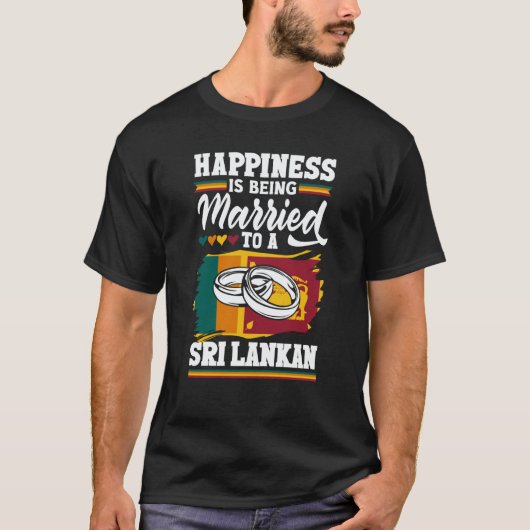 Sri Lanka Sri Lankan Sri Lanka Flag T-Shirt (Vorderseite)