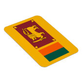 Sri Lanka - sri-lankische Flagge Magnet (Rechte Seite)