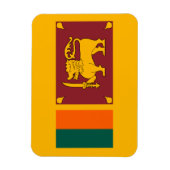 Sri Lanka - sri-lankische Flagge Magnet (Vertikal)