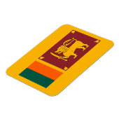 Sri Lanka - sri-lankische Flagge Magnet (Linke Seite)