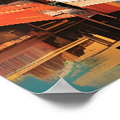 Sri Lanka Streetscape Poster (Ecke)