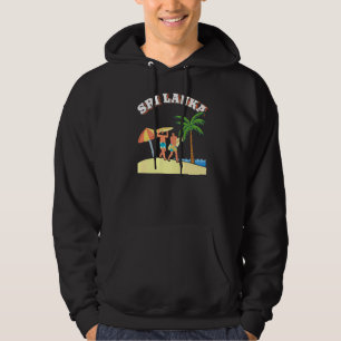Sri Lanka Surfer Beach Sommerurlaub Surfen Sri Lan Hoodie