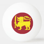 Sri Lanka Tischtennisball (Rückseite)