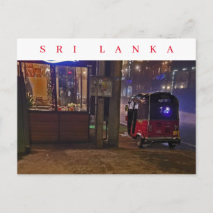 Sri Lanka-Tuk-Tuk auf der Postkarte