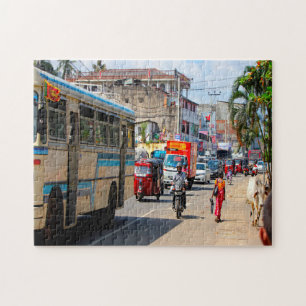 Sri Lanka Tut Tut's und Verkehr Puzzle