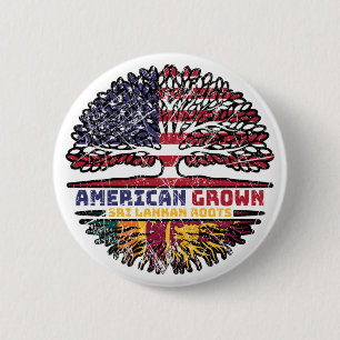 Sri Lanka USA USA USA Staaten Button