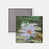 Sri Lanka Water Lily Magnet (Vorderseite/Rückseite)