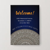 Sri Lanka Willkommen Button (Vorderseite)