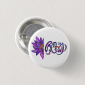 SRI LANKA Word mit Lotus Button (Vorne & Hinten)