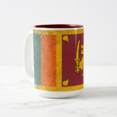 Sri Lanka Zweifarbige Tasse (Vorderseite Links)
