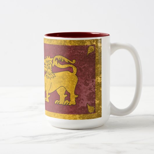 Sri Lanka Zweifarbige Tasse (Rechts)
