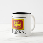 Sri Lanka Zweifarbige Tasse (VorderseiteRechts)