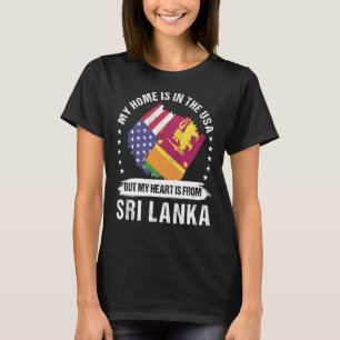 Sri Lankas amerikanischer Patriot Grown Proud My H T-Shirt