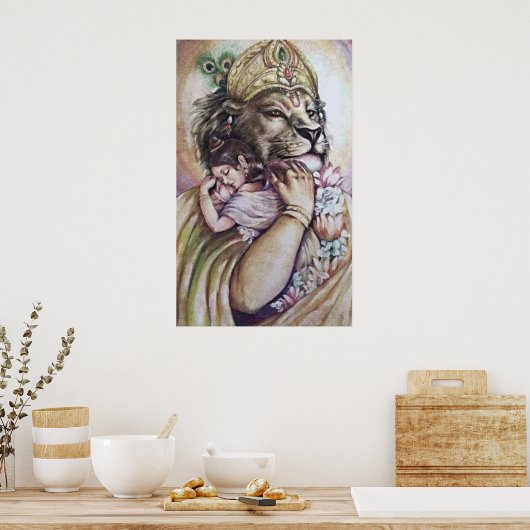 Sri Narasimha - Poster (Küche)